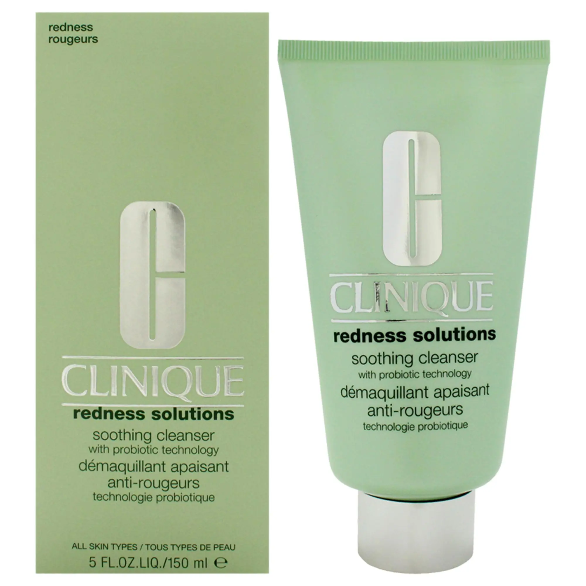 Clinique Redness Solutions Calming Facial Cleanser - Daily Cleansing for Unisex All Skin Types - 5 fl oz