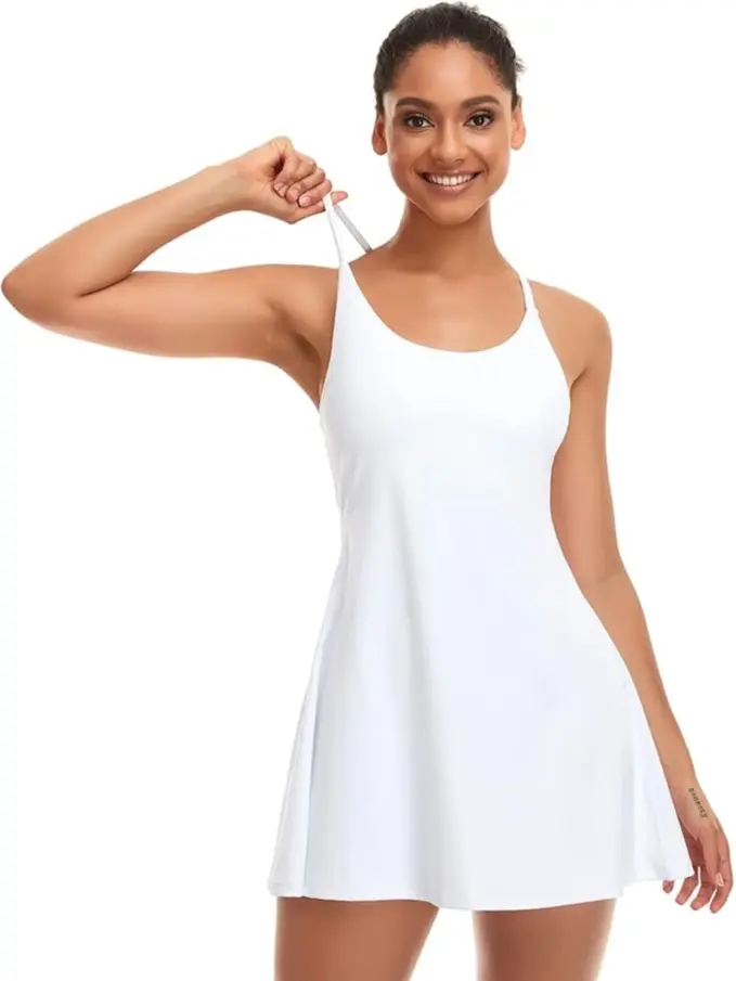 white athletic dress - TikTok Shop