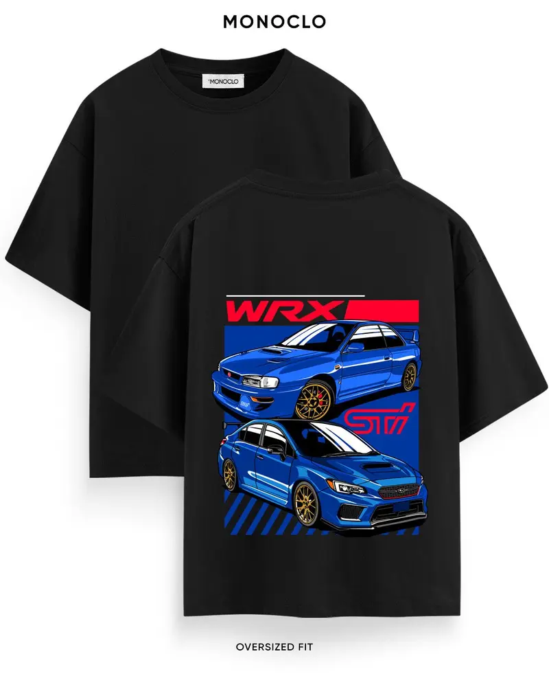Official Subaru Impreza STI Basic T-Shirt – New Genuine Green Racing Tee (Unisex)