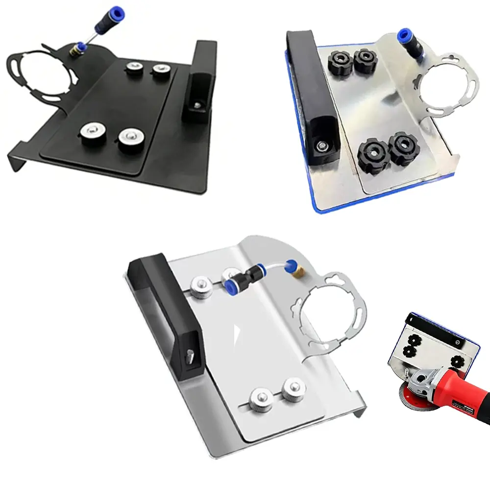 Angle Grinder Tile Chamfer Stand Holder for 100-Type Angle Grinders, Portable Adjustable 45 Degree Tile Chamfering Tool