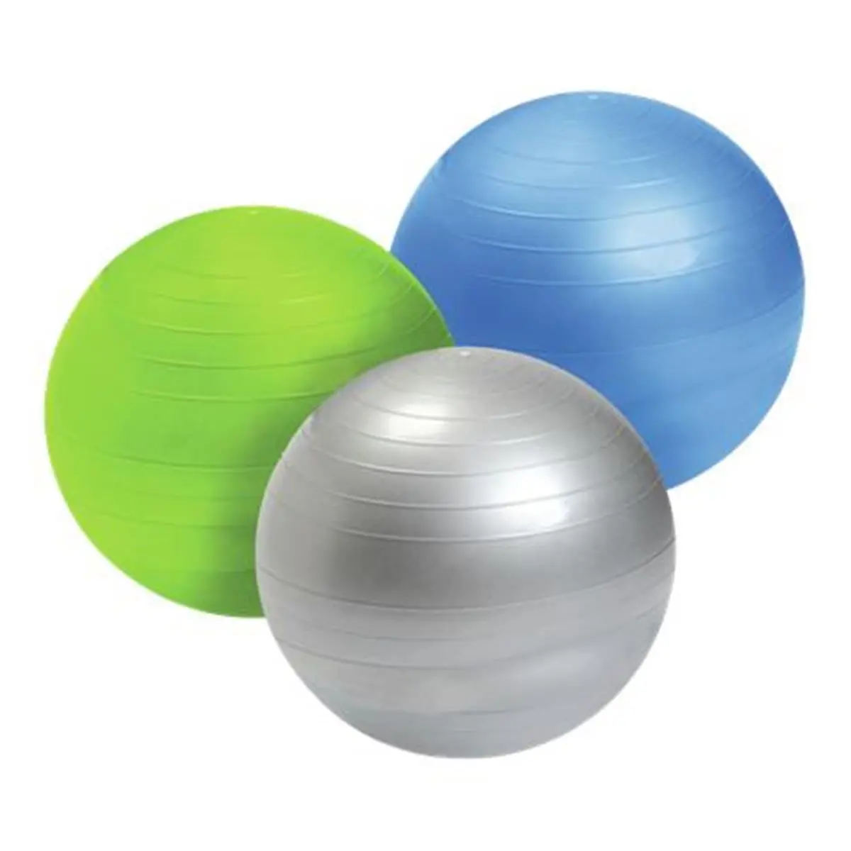 Aeromat Stability Ball, Blue Burst-Resistant PVC Posture Aid for Kids, Supports Lower Back During Core Exercises and Ergonomic Sitting, Improves Posture, Easy Assembly, Exercise Balls & Accessories, Inflatable Platform Exercise Balls & Accessories