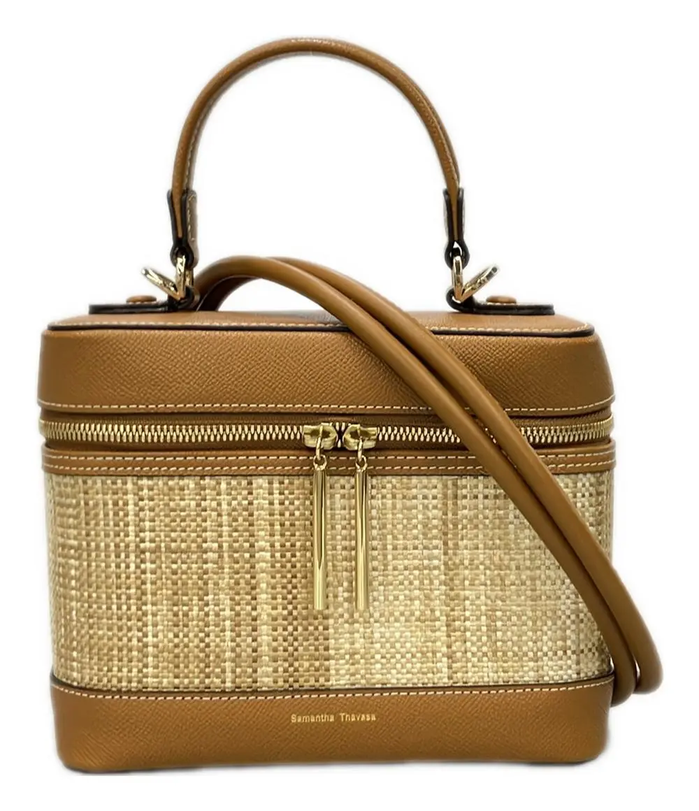 Pre-owned Samantha Thavasa raffia Tote Bags Samatha Thavasa 2Way Tote