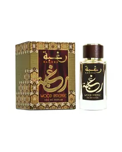 Lattafa Raghba Woody Intense EDP 100ML 3.4oz Unique Oriental Woody Fragrance with Cedar Guaiac Wood & Oudh Notes