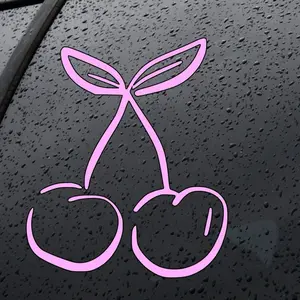 Double Cherries Decal/Sticker for Car Truck SUV Home Decor Cell Phone Laptop Tumbler Accessories vinyl Waterproof Car Sticker Decal