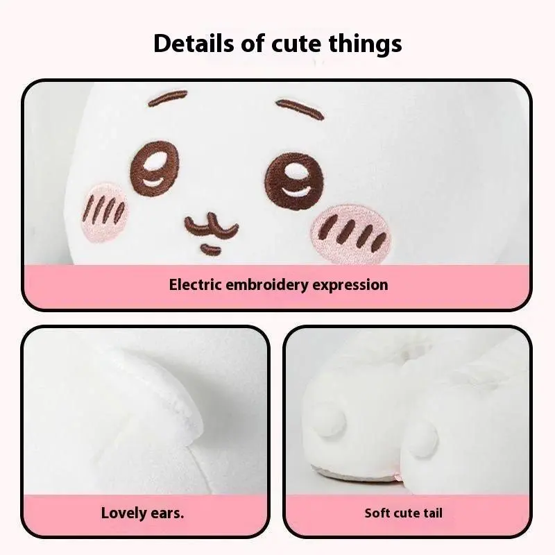 Winter Warmth Usaqi Plush Thick Slippers Cute Small Eight Indoor Home Plush Cotton Slippers Winter Essential Kawaii Slippers