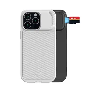 iRe5 - Lighting Connector Compatible Invisible Storage Case For iPhone 14 / 14 Pro / 14 Pro Max, Expandable Phone Storage Up To 1TB