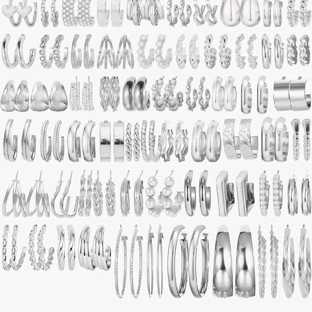 69 Pieces earrings Jewelry Set for Women Fashion Costume Jewelry  Set for Women
