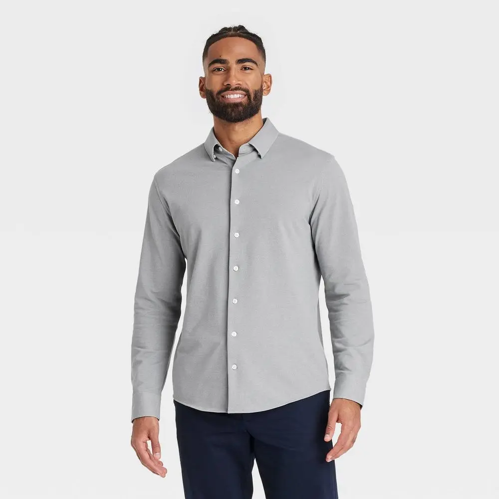Men's Long Sleeve Button-Down Casual Shirt - Goodfellow & Co - TikTok Shop