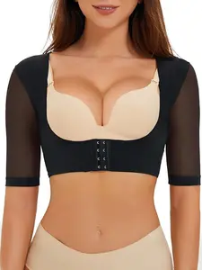 Women's Solid Color U-shaped Hook & Eye Front Push Up Bra, Breathable Comfortable Shapewear Top, Tummy Control Shaper for Daily Wear halloween dailydrip comfyessentials wirelessbrareview wirelessbras midsize comfortablebras tiktokshopbacktoschool cleavage