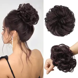 Vigorous Beauty Messy Bun Hair Piece for Women - 1PCS Synthetic Hair Pieces with Tousled Updo Hair Buns - Easy to Wear & Versatile for Daily Use