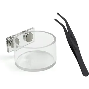 Jumping Spider Feeding Dish Set Magnetic Water Bowl Reptile Feeding Tongs Jumping Spider Enclosure Accessories