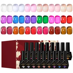 Soak off UV Gel LED Lamp Gel Nail Polish, Uv Light Gel, Gel Manicure, Semi Permanent Nail Art Gel, Nail Art & Nail Polish for Women & Girls, Gentle