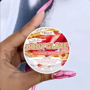 Hllozzi Strawberry Shortcake Body Glaze Skin Moisturizer      2 oz - Refreshing Formula for a Smooth, Glowing Finish
