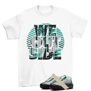 We Outside Shirt White to Match 95 Black Stadium Green, shirt to match Sneaker