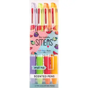 Tri-Color Smens-  Gourmet Scented Pens, 4 Count