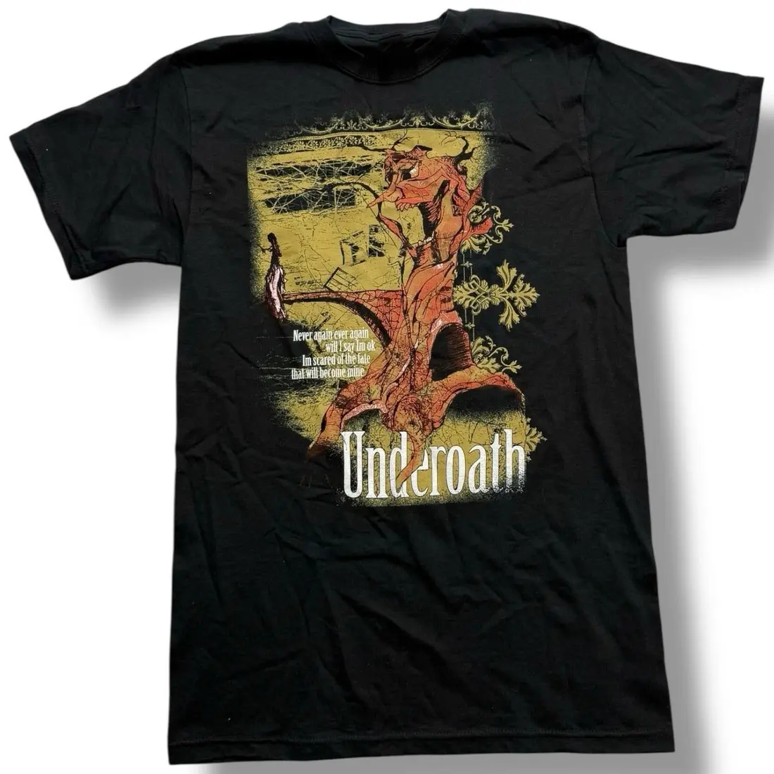 Vintage Y2K Underoath Never Again Band T-shirt.jpg