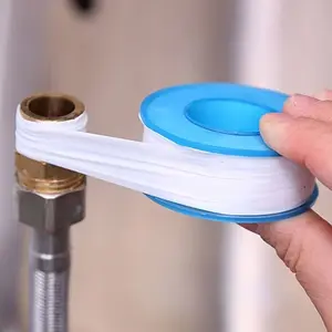 PTFE Thread Seal Tape, Waterproof Sealant Tape, White Plumbing Seal Tape for Pipe Fittings, Faucets, Valves & Water Heaters, Waterproof PTFE Material to Create Tight Seals, Prevent Leaks & Dripping – Ideal for Home Plumbing Repairs