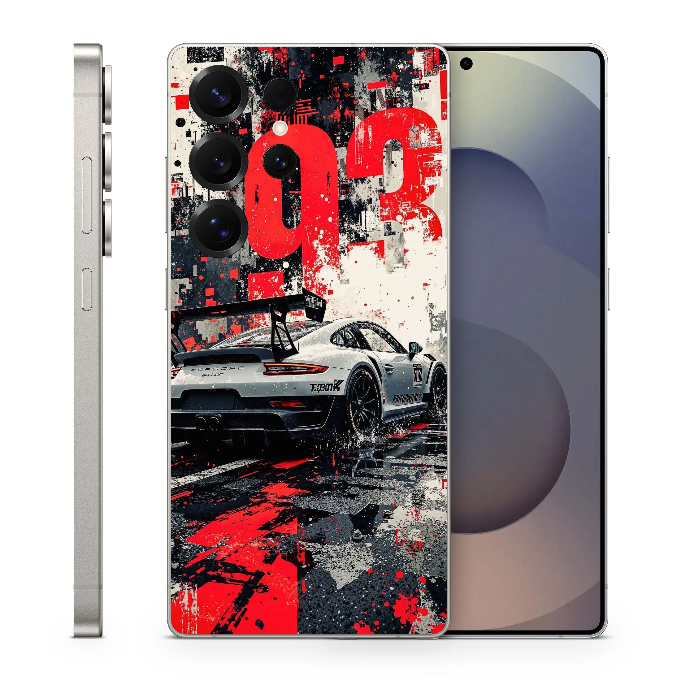 Auto Racing Vinyl Skins Compatible With Samsung S25 Ultra