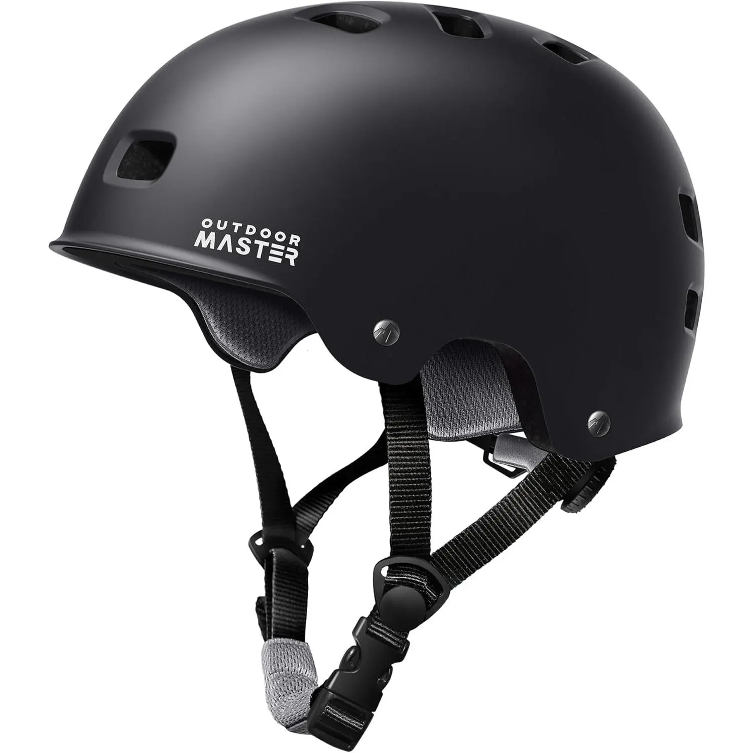 OutdoorMaster Skateboard Cycling Helmet - Two Removable Liners Ventilation Multi-Sport Scooter Roller Skate Inline Skating Rollerblading for Kids