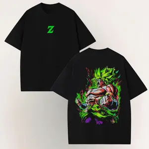 Super Broly DBZ Streetwear Tee/Hoodie, Streetwear Casual Wear For Anime Fans, Gift for Fans Anime