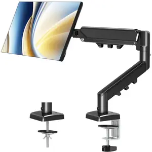 HOMOUNT Single Monitor Desk Mount for 13"-32" Screens, Computer Monitors Stand, Height Adjustable Monitor Mount, with Gas Spring Monitor Arm Fit 4.4-19.8 lbs