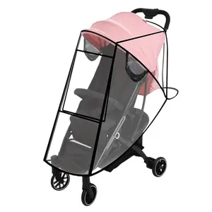3-in-1 Stroller Cover for Rain Wind and Warm Protection Ideal for New Parents and