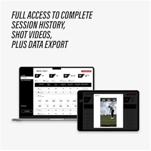MLM2PRO Golf Launch Monitor, Simulators for Home & Training, Mobile Launch Monitor for Golf Swing Analysis, Measures Spin Rate & Axis, Tracker & Swing Analyzer, Indoor Outdoor Use