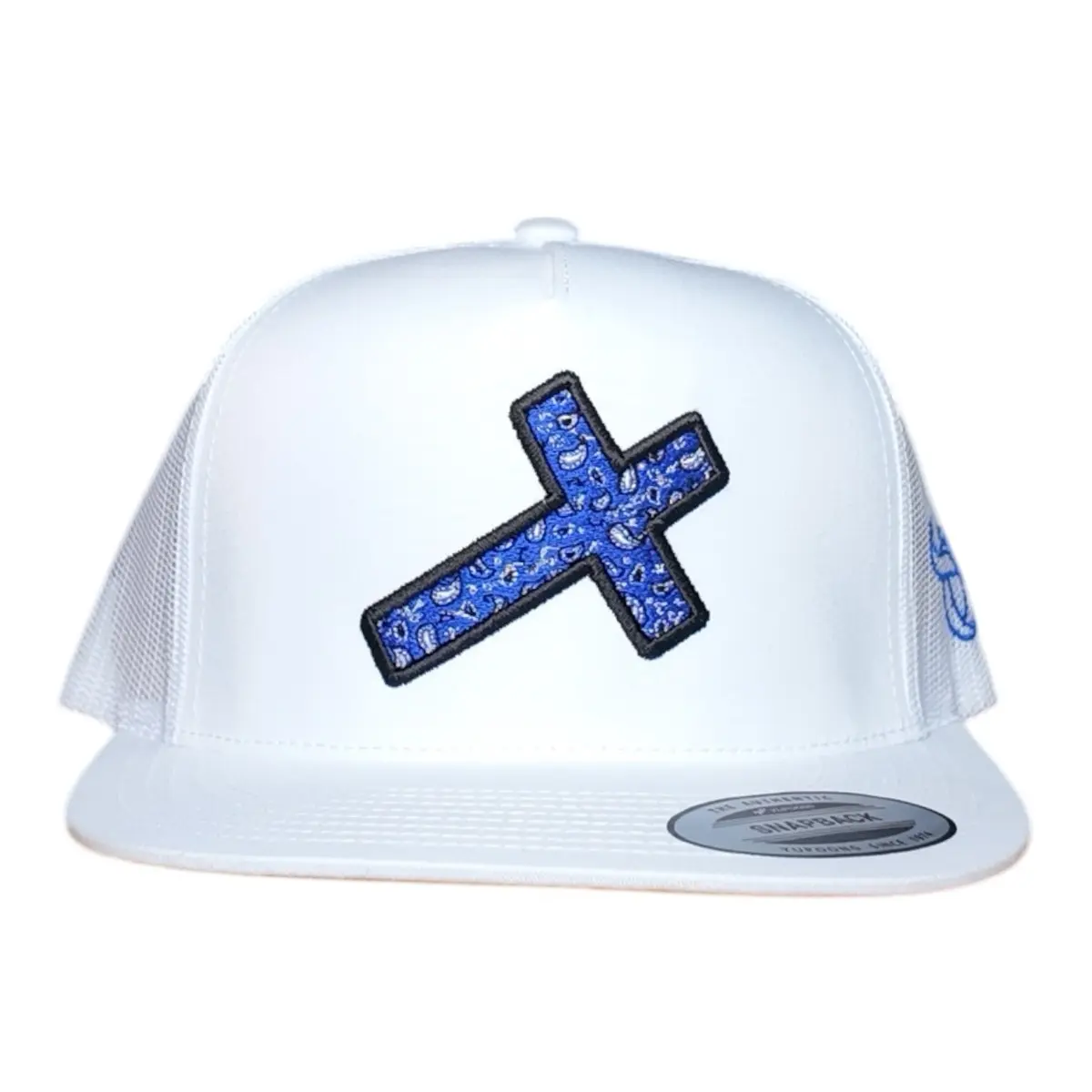 “Nazareth”  (White/Blue)           Twist off Hat Co