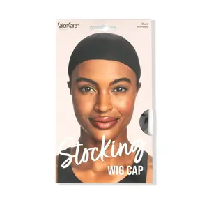 Salon Care Black Stocking Wig Cap
