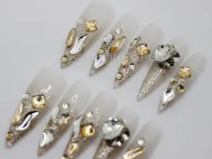 Alexandrite Studio Press On Nails --- Goldfinch