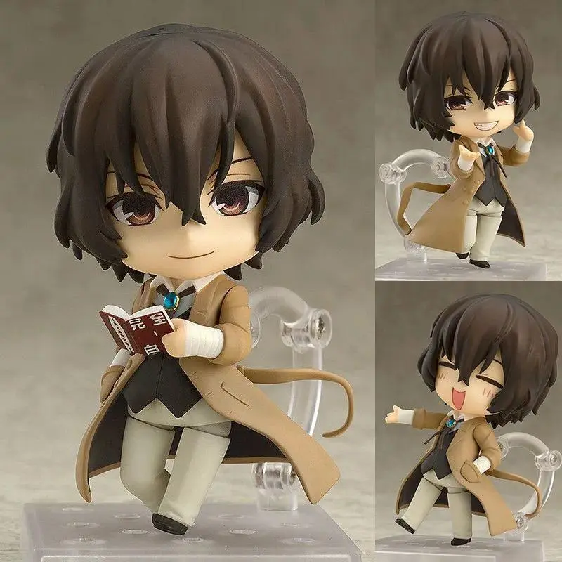 10CM Q-version Bungo Stray Dogs Nendoroid KO Articulated Action Figures Model Kit Desktop Ornament Collectible Toys Statue Gift