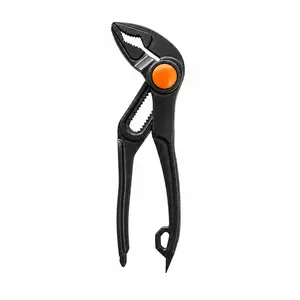 Crosstar Mini Water Pump Pliers, 4-Inch Groove Joint Pliers, Fast Adjustable Tongue, Built-in Phillips & Flathead Screwdrivers, Pocket Size for Tight Spaces & EDC
