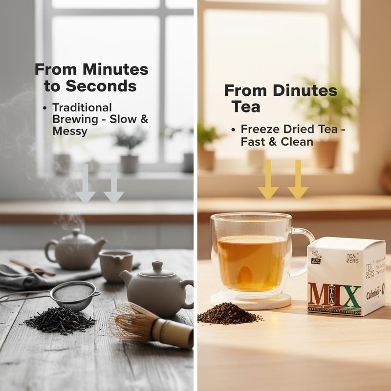 Teabers 15g Mixed Tea Cubes Freeze-Dried Instant Ceylon Oolong Jasmine Tea-0 Sugar 0 Fat 0 Calories Premium Healthy Beverage Herbal Zen Green Matcha Black