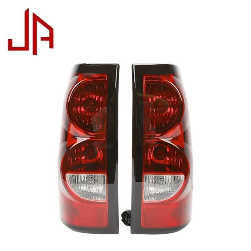 LED Tail Light Assembly Replacement for 2003-2006 Chevy Silverado 1500/2500/3500 HD, ABS Plastic Waterproof Housing Rear Brake Stop Lamps with High Brightness, Plug-and-Play Brake Alert Truck Exterior Accessories, LED Lights for Truck Pair