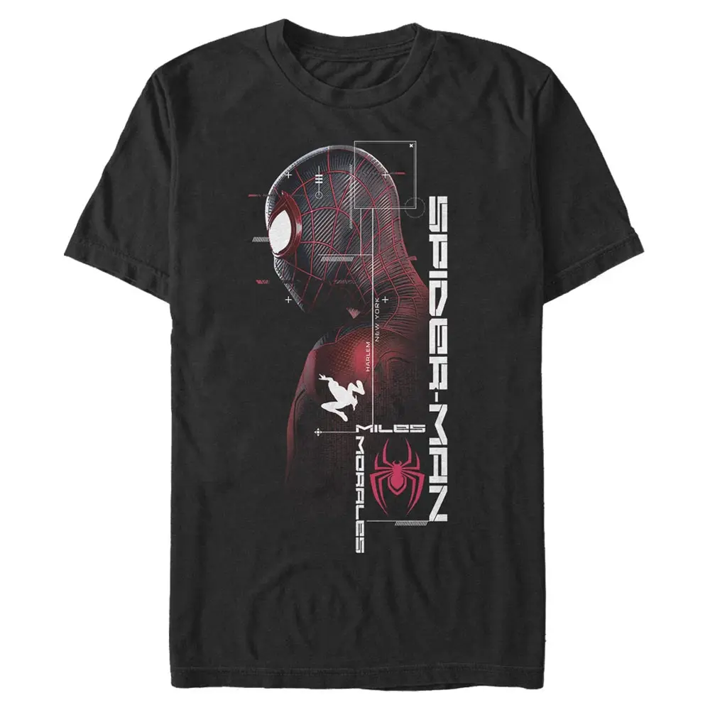 Men's Marvel Spider-Man: Miles Morales Game Map T-Shirt