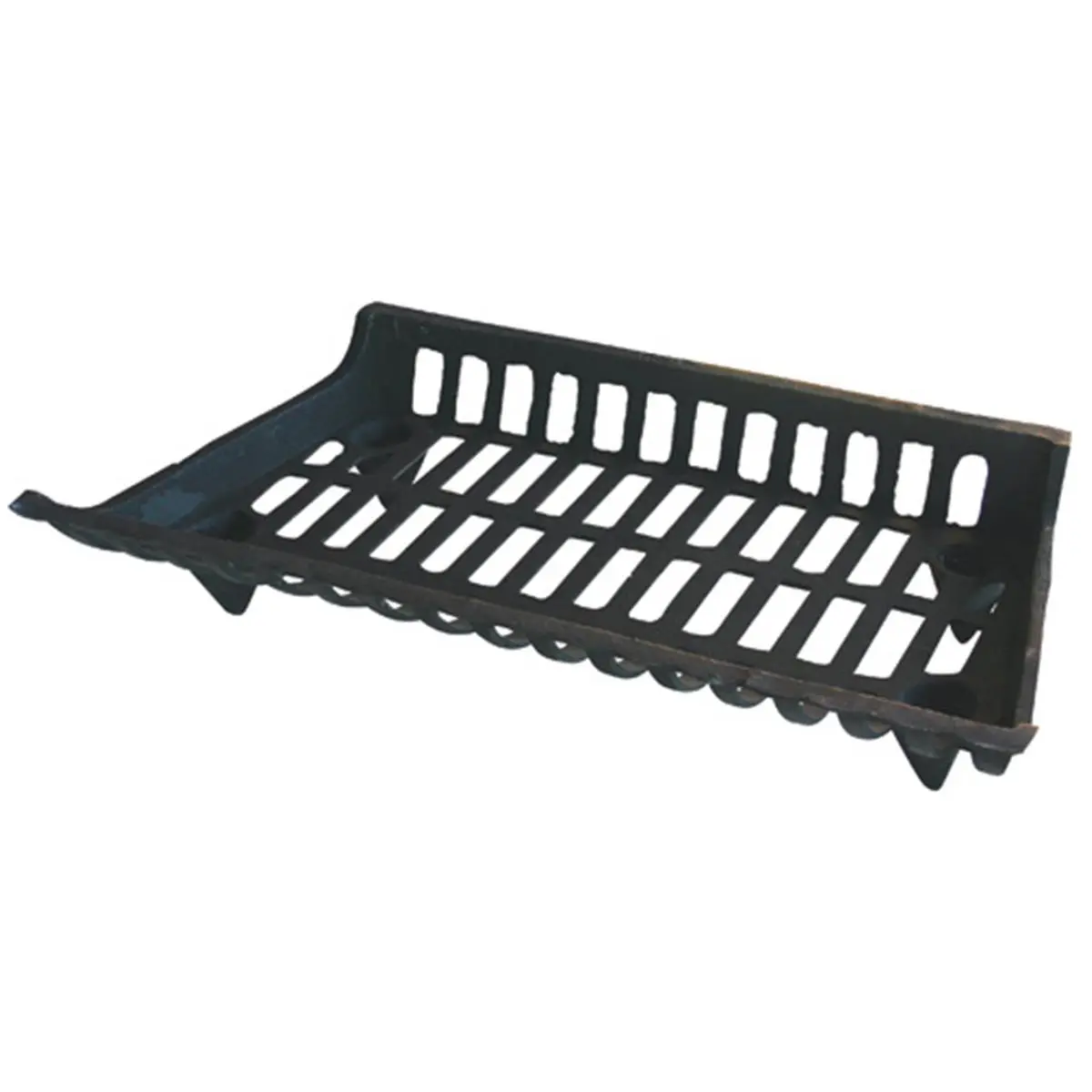212 MAIN 27-Inch Cast Iron Fireplace Grate, 27x15x6 in Dimensions, Designed to Stack Logs, Stacks Logs