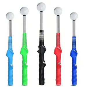 Golf telescopic swing practice device, sound swing practice stick, indoor golf auxiliary practice swing stick outdoorfun