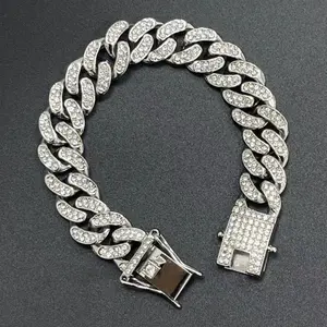 Iced Out Cuban Link Dog Chain Collar |   Diamond Encrusted Metal Dog Necklace with Secure Buckle, Heavy Duty Pet Jewelry for Small Medium Large Dogs,secure buckle Heavy Duty PetAccessories DiamondDogCollar HeavyDutyDogColla
