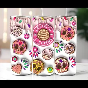 3D Sugar Skull Conchas Cafecito y chisme