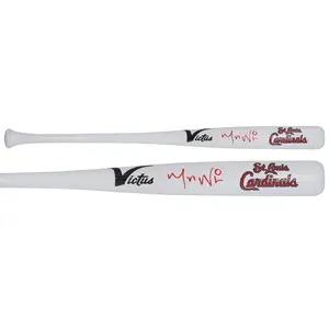 Masyn Winn St. Louis Cardinals Autographed Victus Team ID Bat - Fanatics Authentic Certified