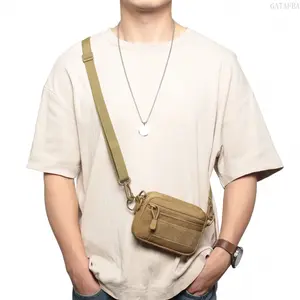 Tactical Multi‑functional Crossbody Bag Portable EDC Key Card Holder Sling Pack Lightweight Durable Utility Shoulder Bag For Men Women Outdoor Camping Hiking Travel Daily Casual Everyday Carry Gear