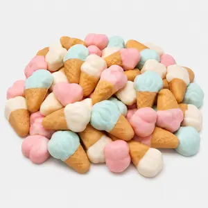 Ice Cream Cones Gummy Candy | 32 oz (2 LB) Bag of Gummies | Soft & Chewy | Bulk Candy