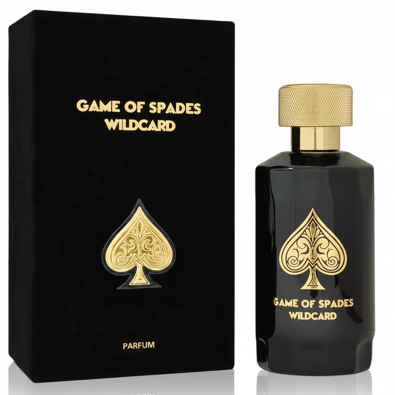 Jo Milano Game of Spades Wildcard Parfum Spray | 3.4 oz (100ml) | Vanilla, Apple, Tonka, Oud Wood, Bergamot Scent |   Fragrance for Men long lasting perfume