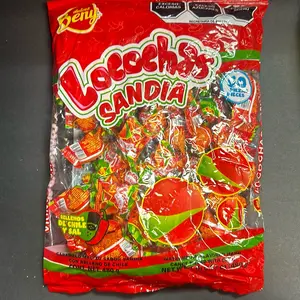 Beny Locochas Sandia Hard  with Chili Powder Center (60 Count) Mexican  Snack Sweet Candies