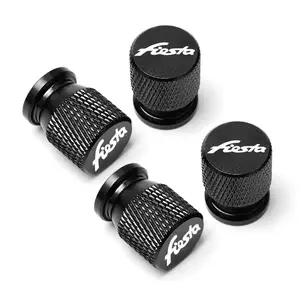 Car Wheel Tire Valve Cap, Tyre Stem Cover, Waterproof Airdust Cover for Ford Fiesta, Aluminum Material Tyre Stem Accessories