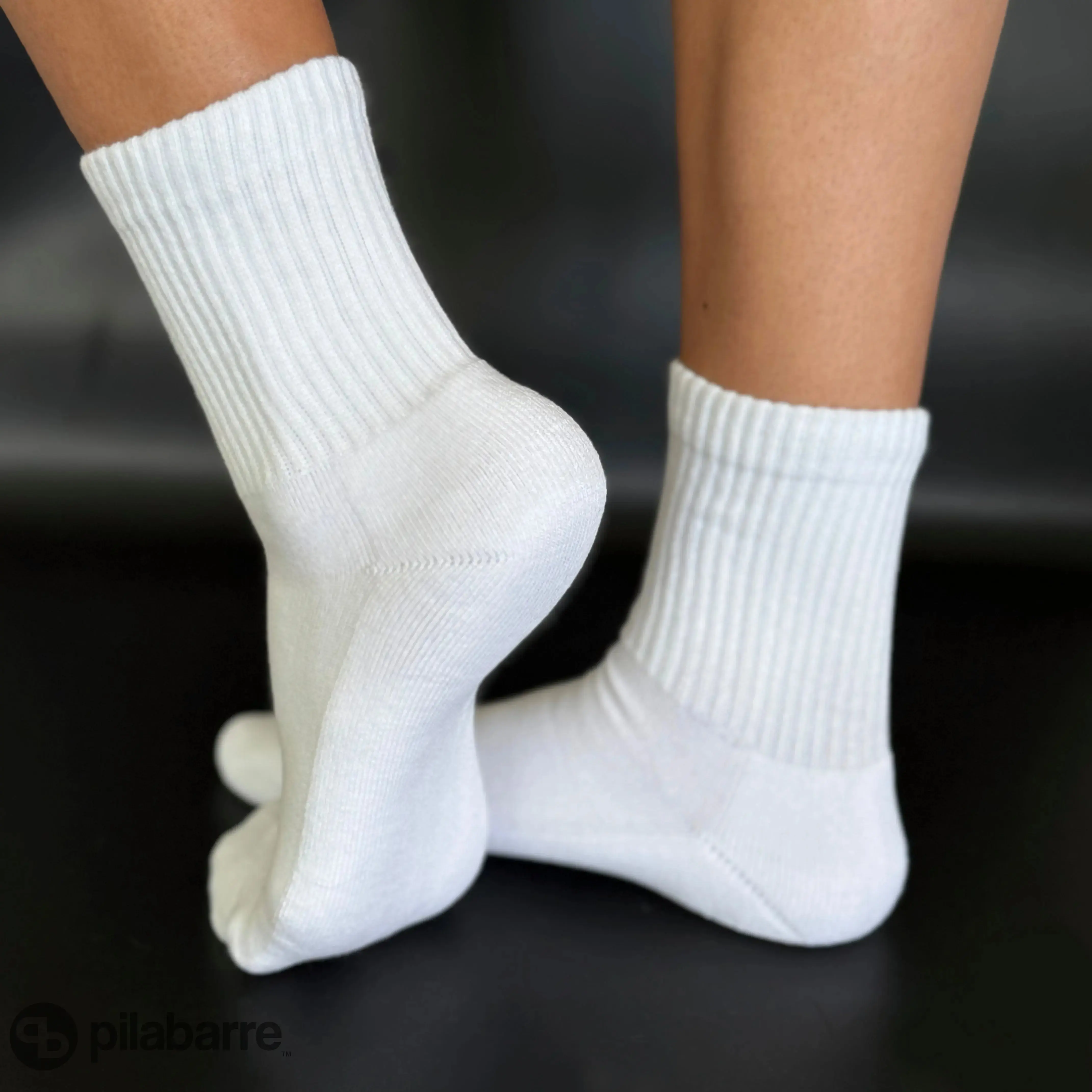 PILA Best Crew Socks - the best socks ever - cotton socks for everyday wear - the most comfortable socks Breathable Light