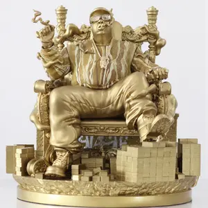 Notorious B.I.G. Gold Statue