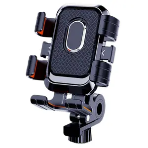 Anti-Shake Bicycle Phone Holder - Quick Release 360° Rotatable Bike Mount. Fits 4.5''-7.1'' Phones. Stable Handlebar Clamp for Cycling, Ebike, Electric Motorcycle, GPS Navigation