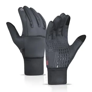 Men's 2025 Winter Cycling Gloves – Windproof Waterproof | Fleece Lined Warm Touchscreen | Non-Slip Palm Durable for Outdoor Sports & Commuting