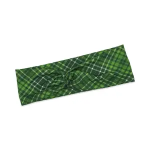 St. Pat's Plaid  Knotted Headband